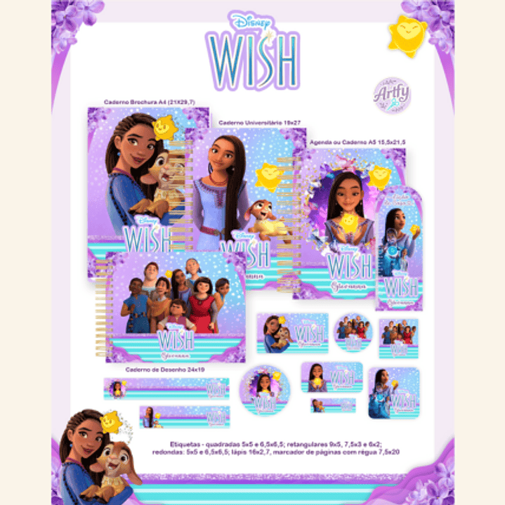 Combo Escolar WISH 1