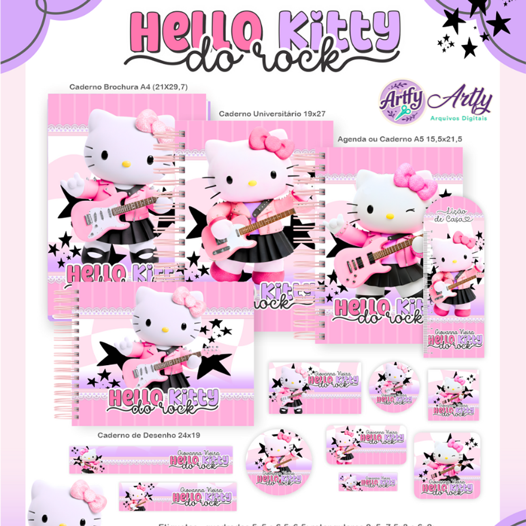 Brindes Hello Kitty do Rock 1