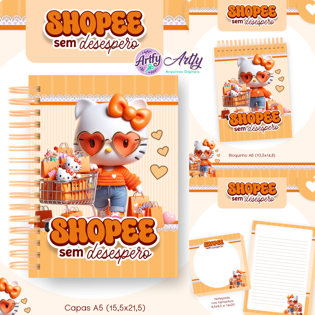 Combo Financeiro - Shoppe sem Desespero Hello Kitty 1