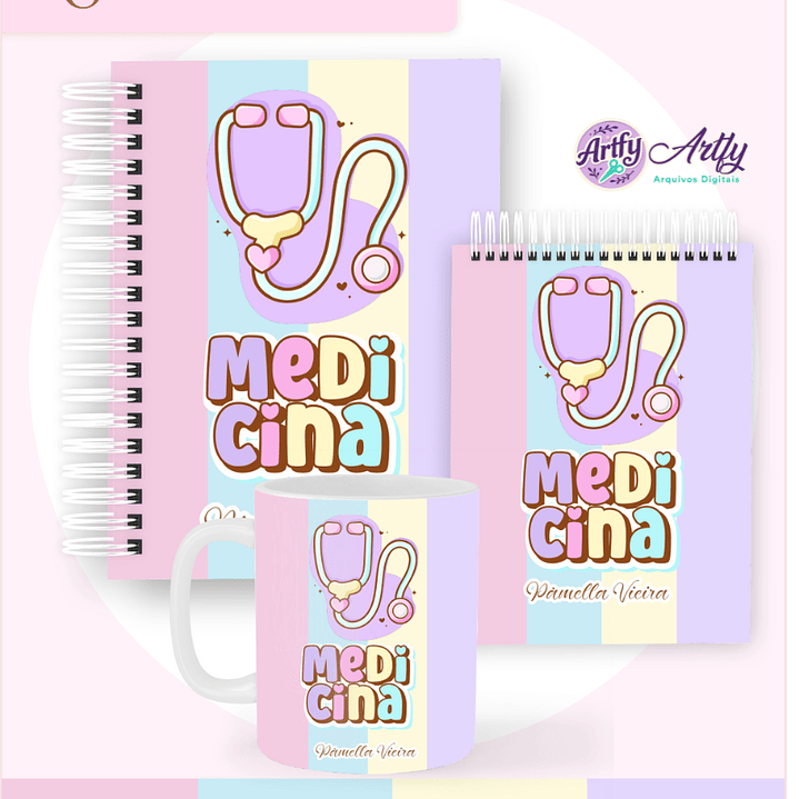 Pack Profissões - Candy Fofa Medicina 1