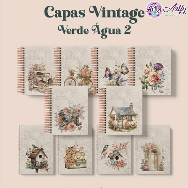 Capas Vintage Verde Água 2 1