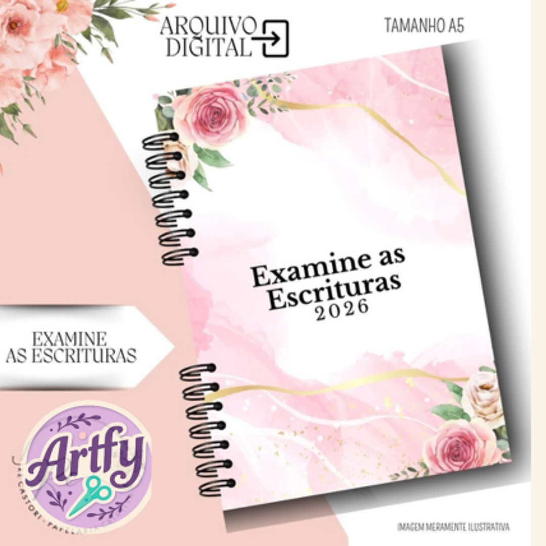 EXAMINE AS ESCRITUTAS PERMANENTE FLORAL 1