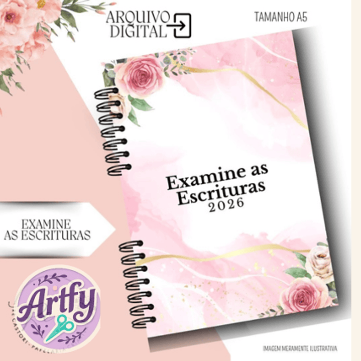 EXAMINE AS ESCRITUTAS PERMANENTE FLORAL 1