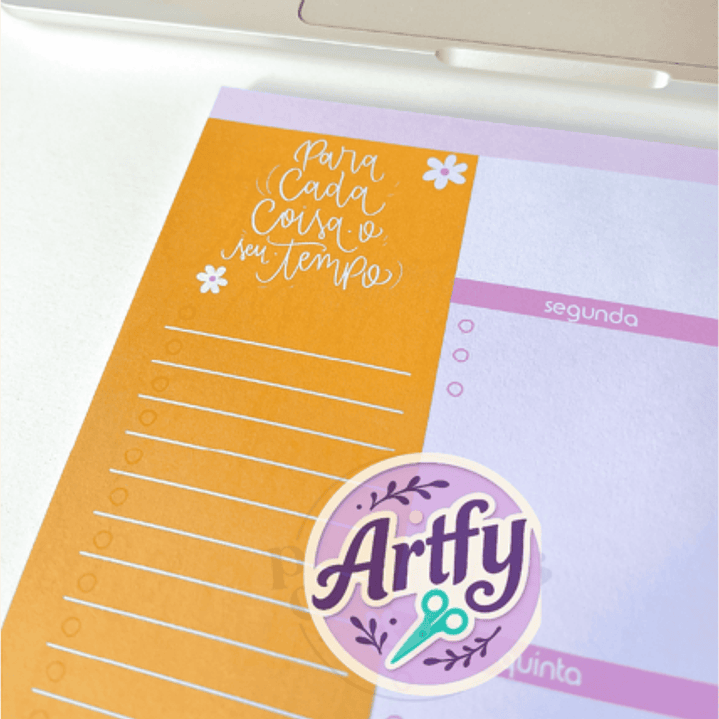 Organizador Semanal Seu tempo  1