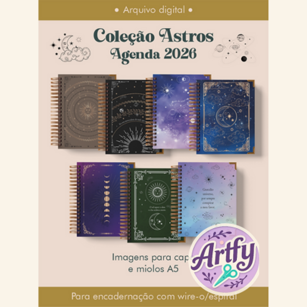 Agenda 2026 Coleção Astros Wire 1