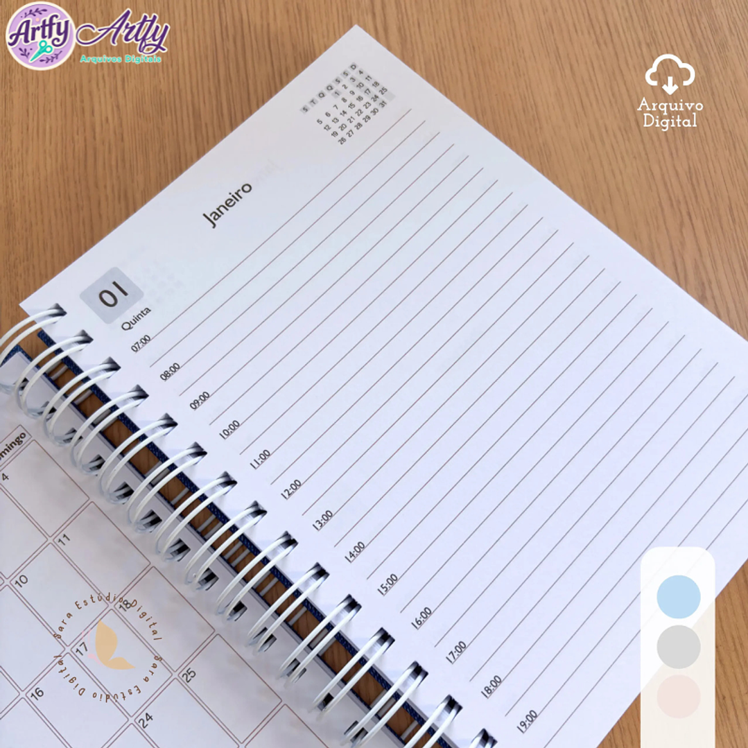 Agenda Neutra Datada 2026 1DDP 1