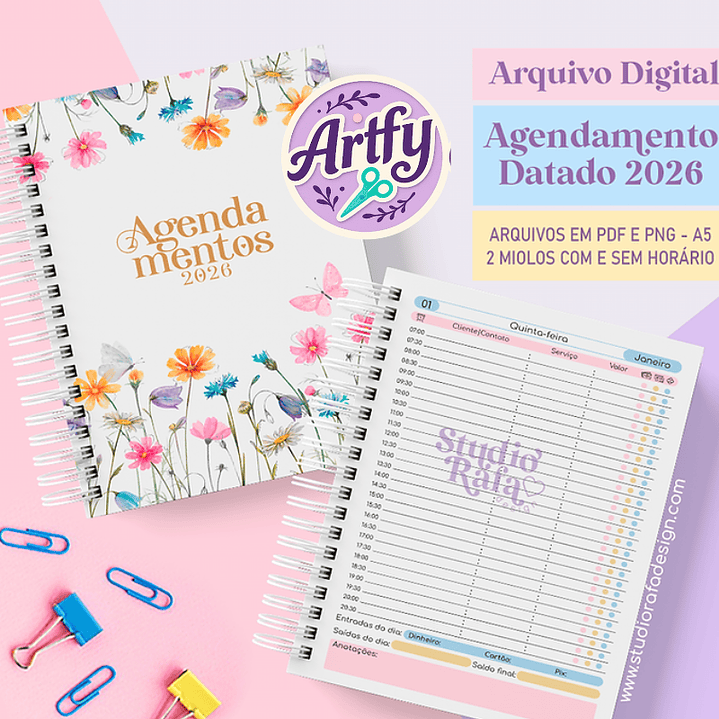 Agendamento 2026 Candy Datado 1