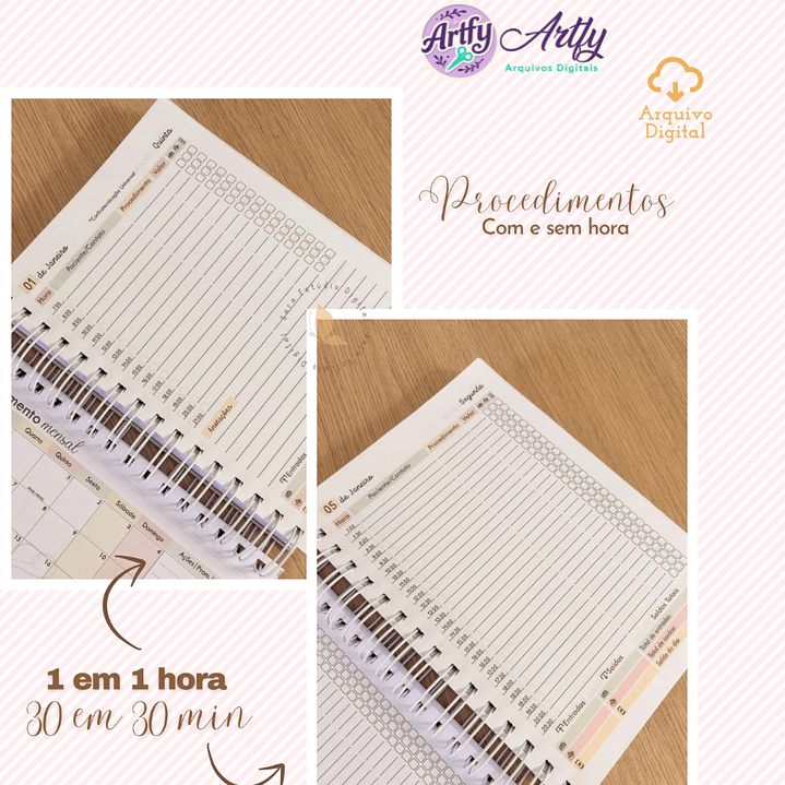 Agendamentos Procedimentos 2026 - 8 Cores 1