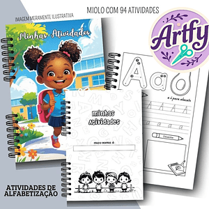 Caderno com Atividades de Alfabetização Escolar