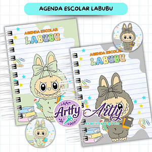 Agenda Escolar Menino 2026 - Labubu