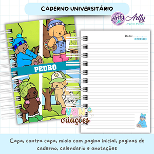 Caderno Universitário Bobbie Goods