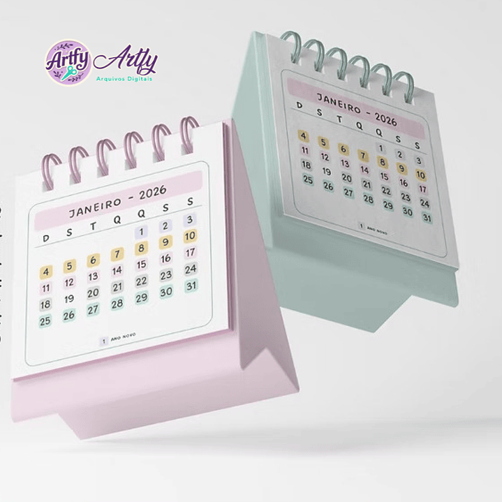 Calendários Collors 2026 1