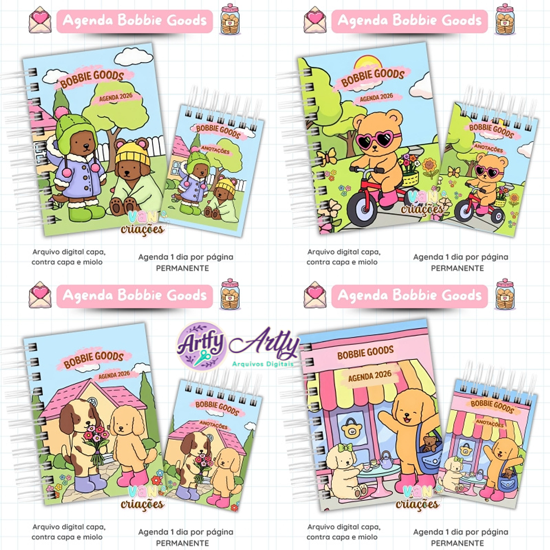 Coleção Agenda 2026 Datada e Permanente 1