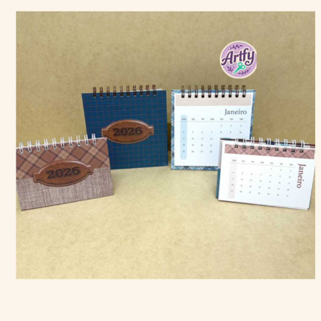 Coleção Homem  Calendários de Mesa 2026 1