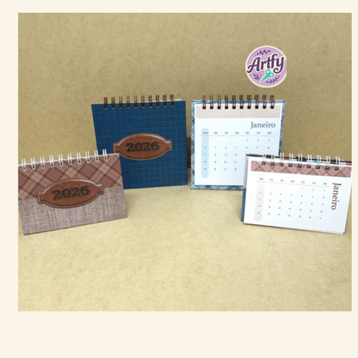 Coleção Homem  Calendários de Mesa 2026 1