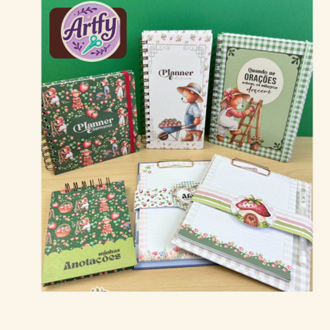 Combo Encadernação Planer Ursos 1