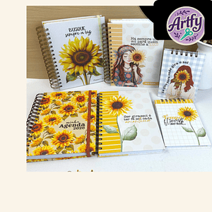 COMBO ENCADERNAÇÃO GIRASSOL