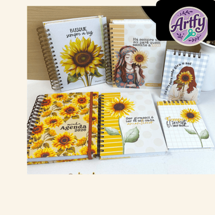 COMBO ENCADERNAÇÃO GIRASSOL 1