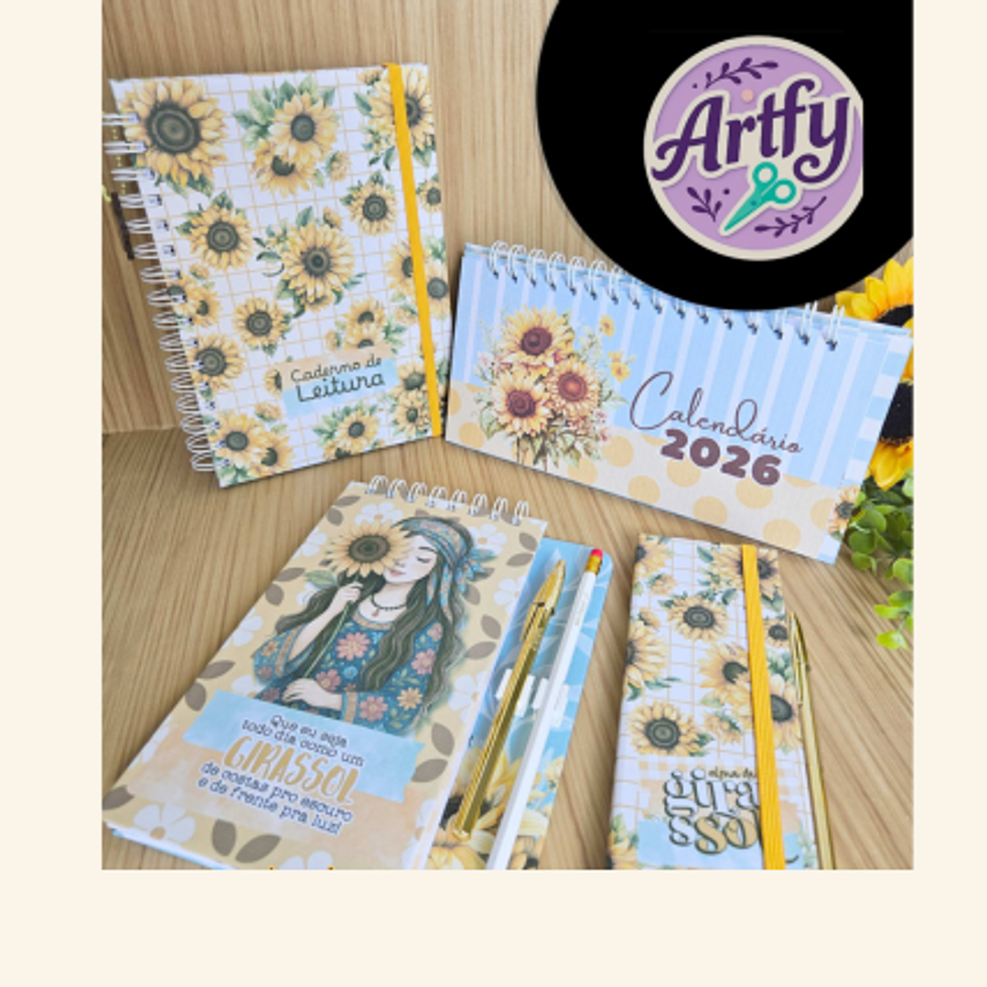 ENCADERNÇÃO ESPECIAL GIRASSOL 1