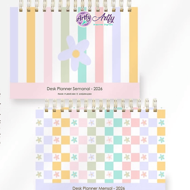 Combo Calendários e Planejadores Colors 2026 1