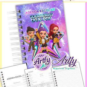 Kit Escolar Guerreiras do K-pop