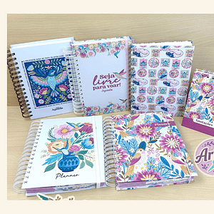 Pássaros  Combão Encadernação Permanente 