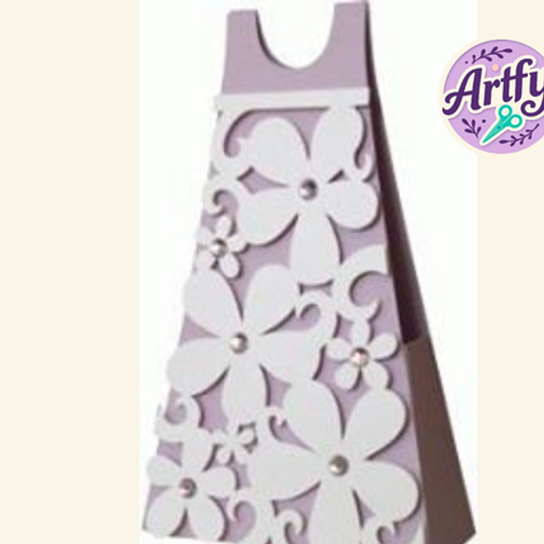 Caixa Decorativa  Formato de Vestido 1