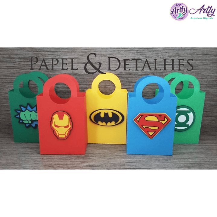 Sacolinha Super Heróis 1