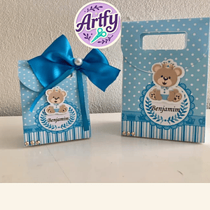 Caixa Grande Presente Ursinho 