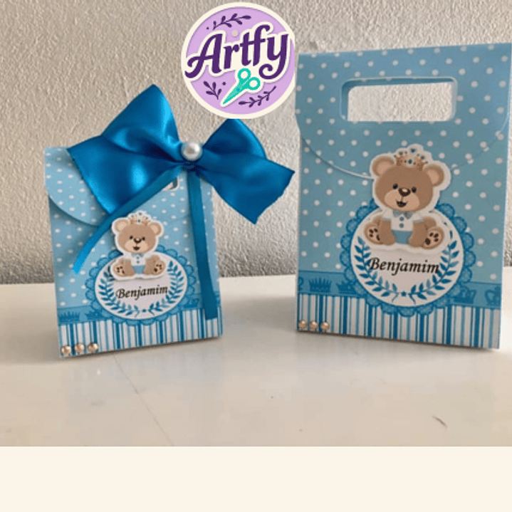 Caixa Grande Presente Ursinho  1