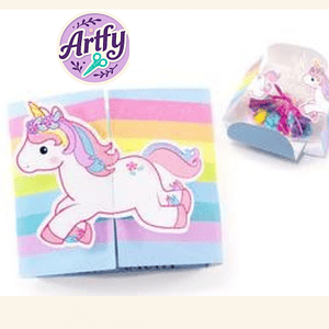 Caixa Quadrada Unicórnio