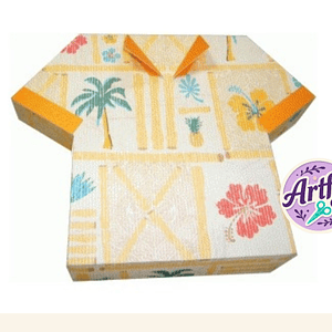 Caixa Camisa  Havaiana