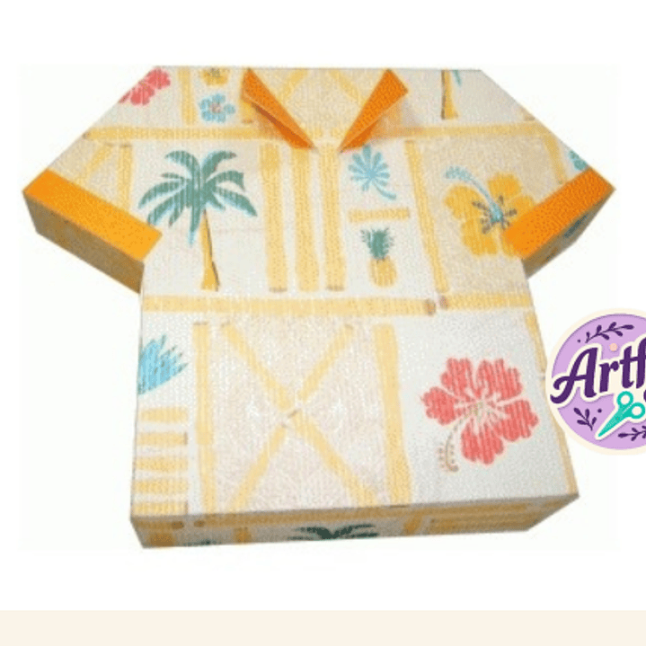 Caixa Camisa  Havaiana 1