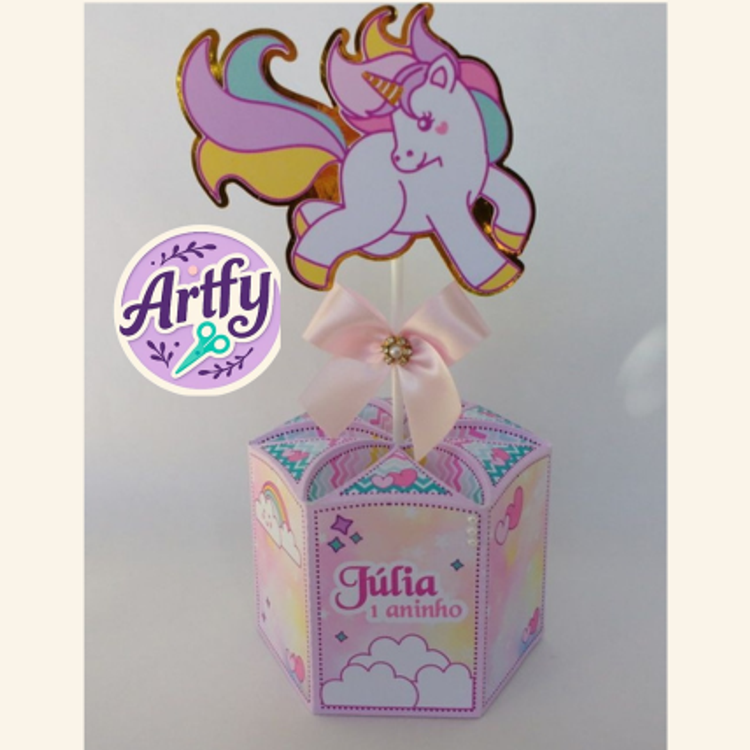 Centro de Mesa Unicornio 1