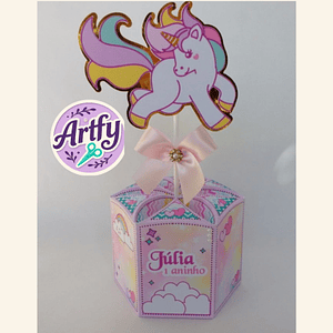 Centro de Mesa Unicornio