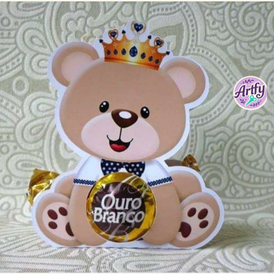 Porta Bombom Ursinho Principe 1