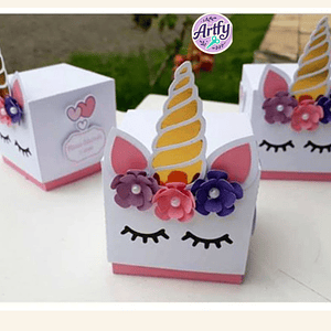 Caixa Silhueta Unicórnio