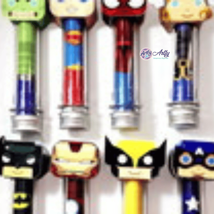 Tubete Super Herois Marvel Vingadores 1