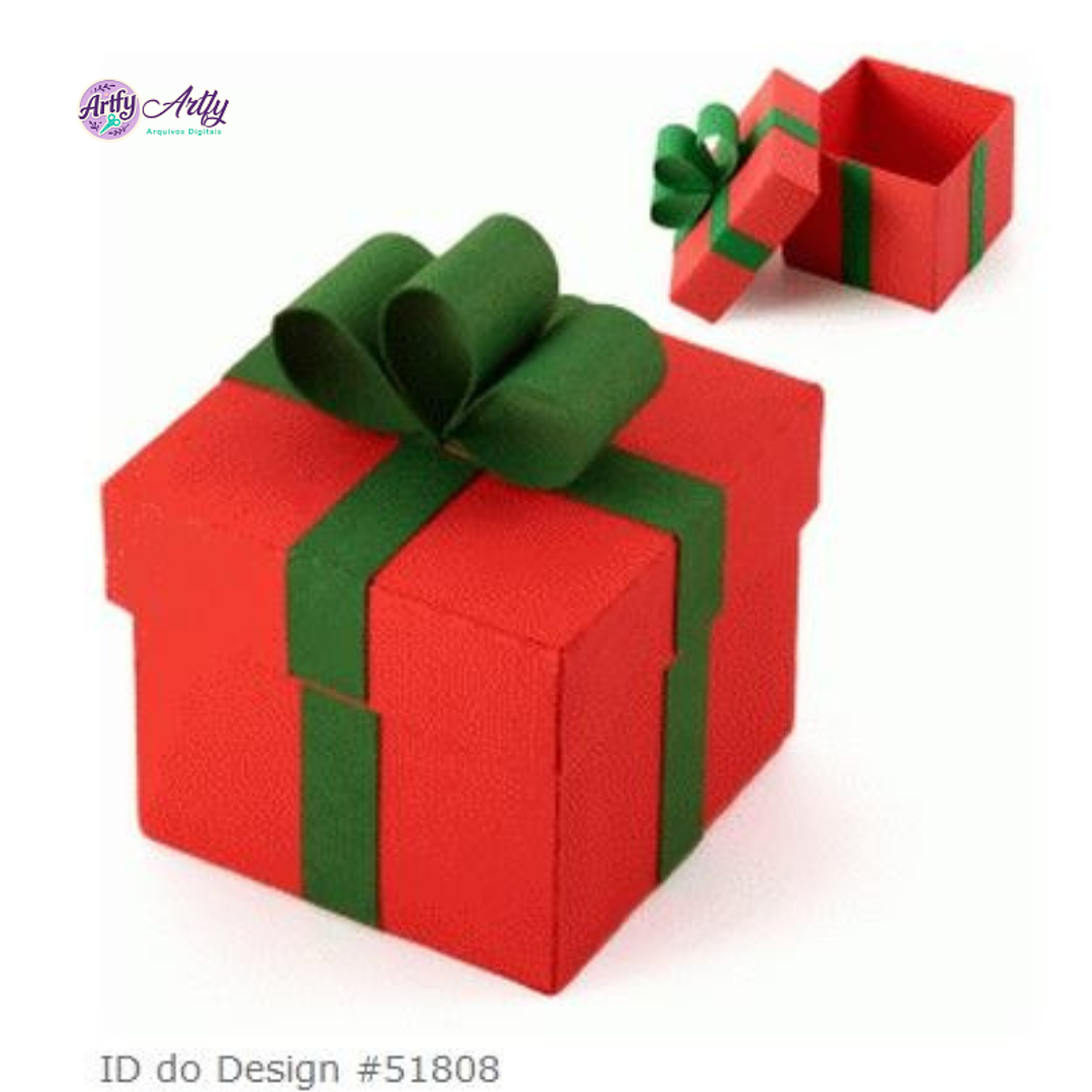 Cubo de Presente 3D 1