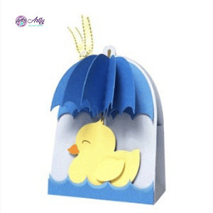 Caixa com Pato 3D