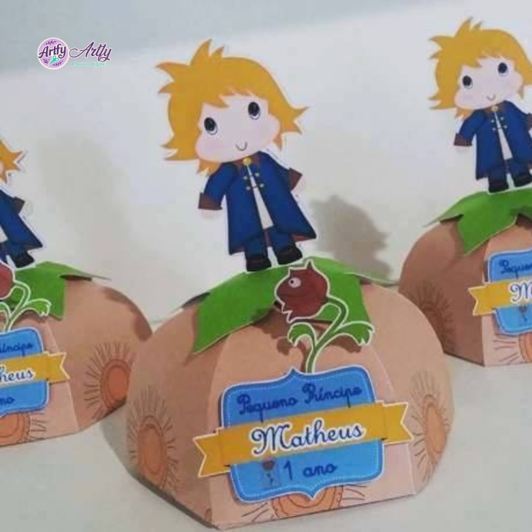 Caixa Planeta Pequeno Príncipe 1