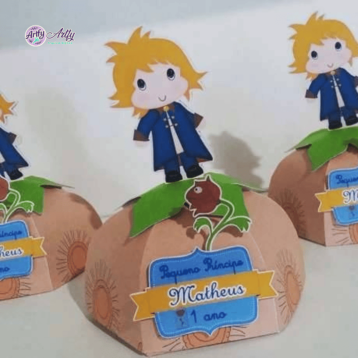 Caixa Planeta Pequeno Príncipe 1