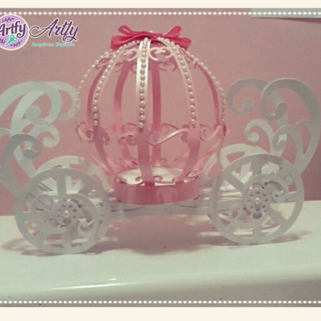 Carruagem Princessa Pink 1