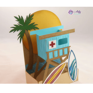 Cartão Paraíso do Surfista