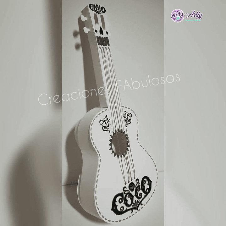 Caixa Guitarrra Branca 1