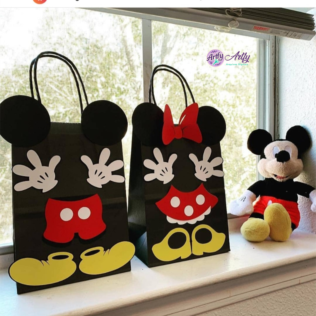 Mickey e Minnie Bolsal Cotillon 1