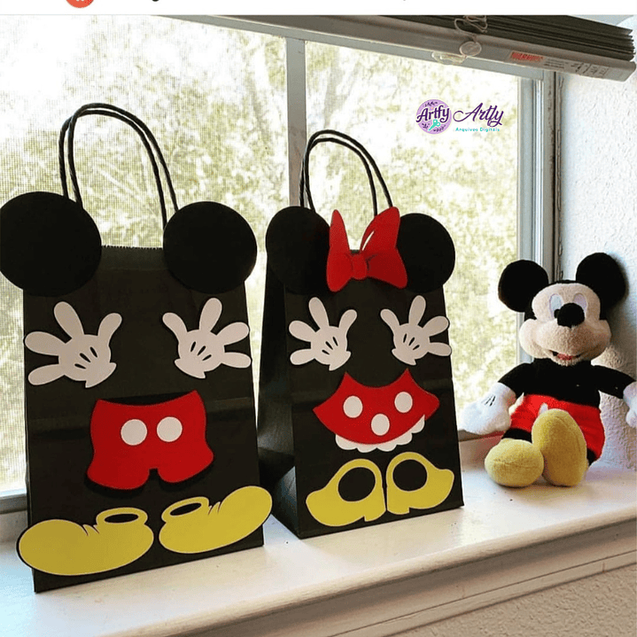 Mickey e Minnie Bolsal Cotillon 1