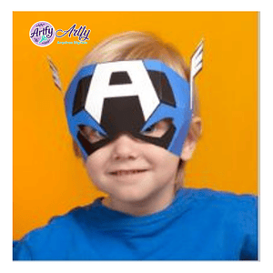 Mascara Heroi  Capitao America