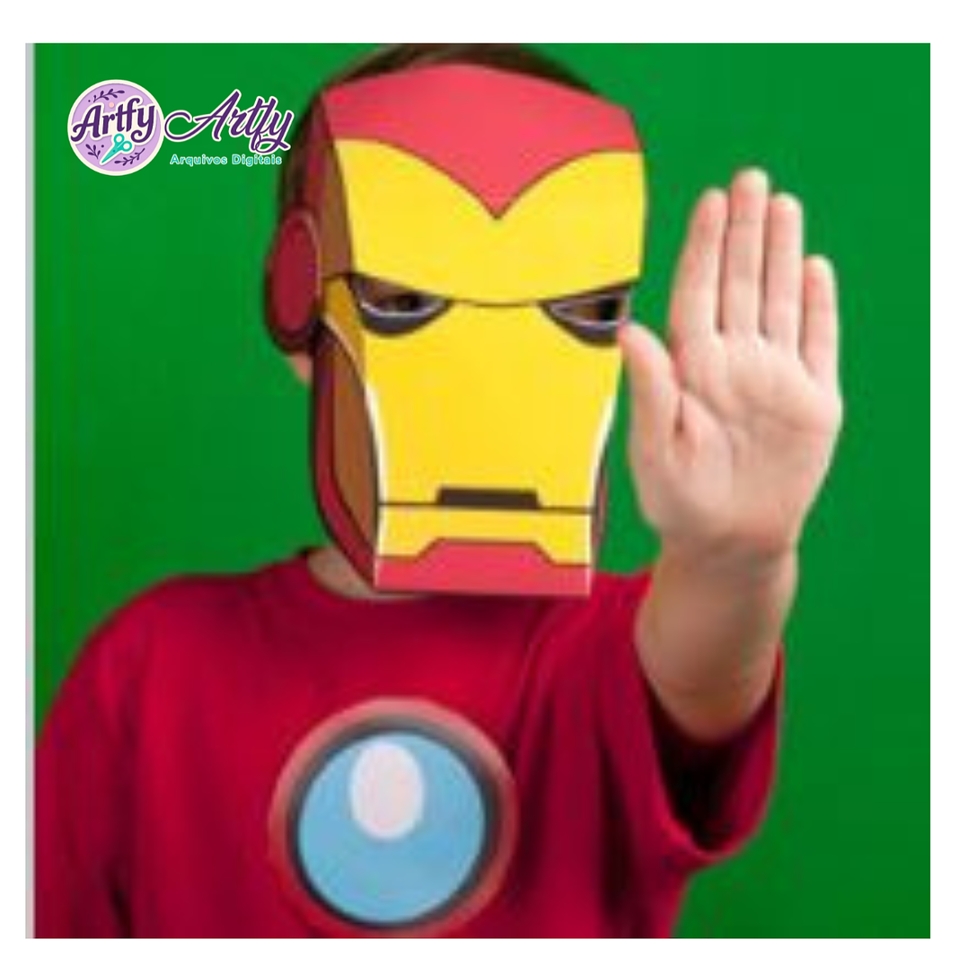 Mascara Heroi  Ferro 1