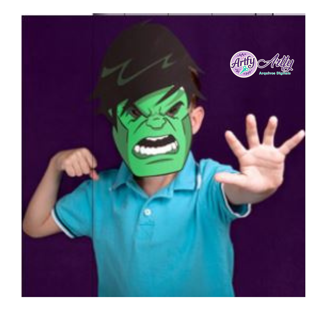 Mascara Heroi  Hulk 1